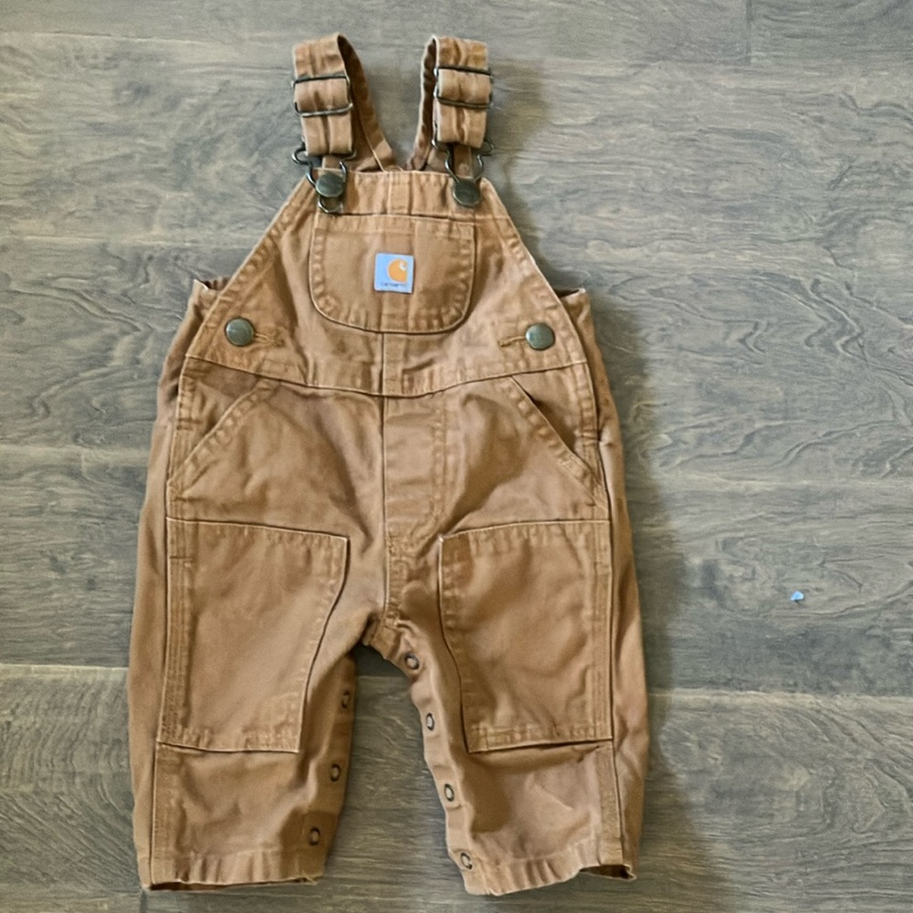 Carhartt infant baby bib Overalls size 3 months 100% cotton